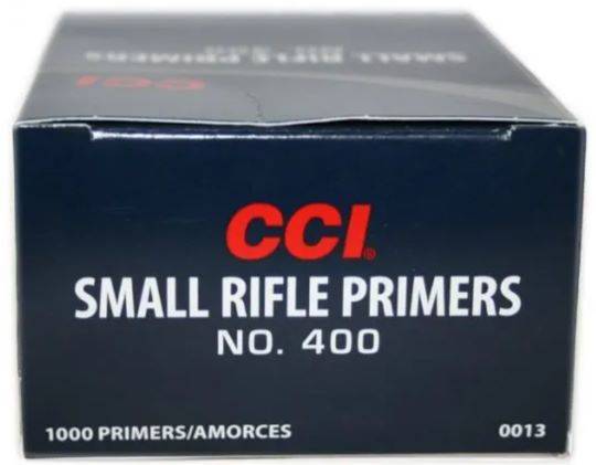 CCI Small Rifle Primers No.400 1000's