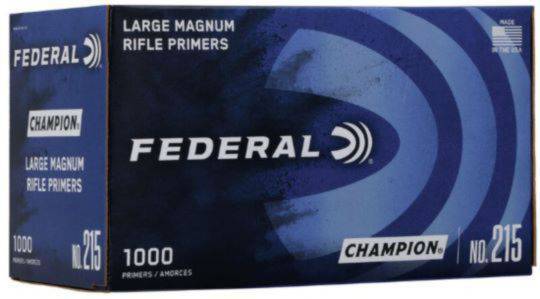 Federal Large Magnum Rifle Primers No 215 1000