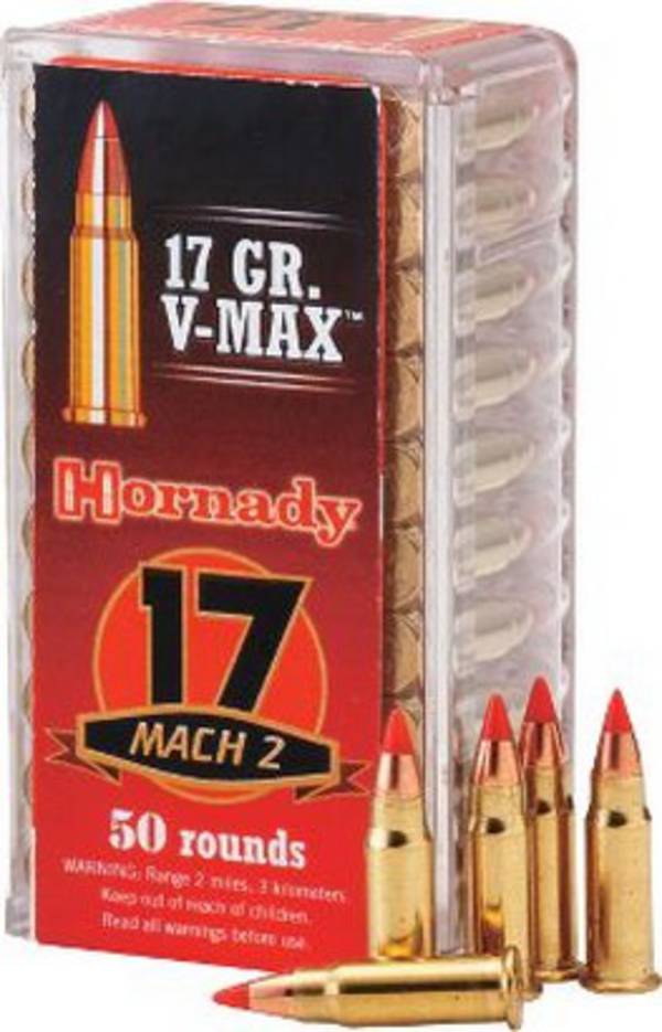 Hornady 17 Mach 2 17gr V-Max x50 #83177 - Rimfire - Ammunition ...